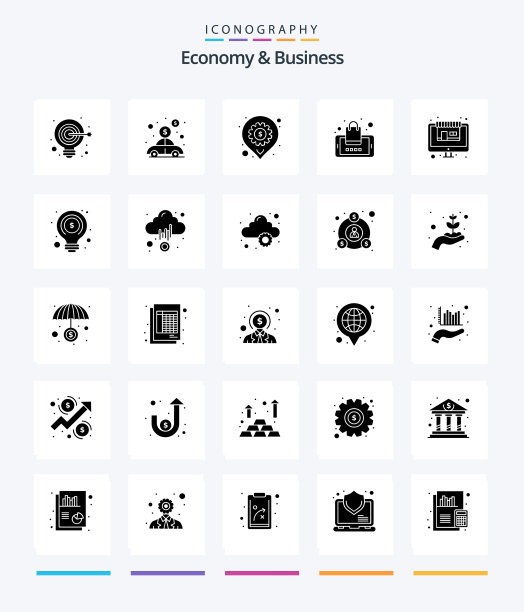 创意经济与商业25字形扎实图片下载