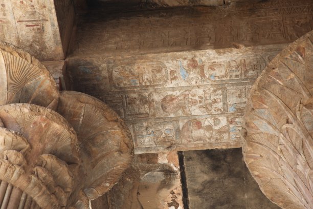 卢克索神庙天花板图片下载