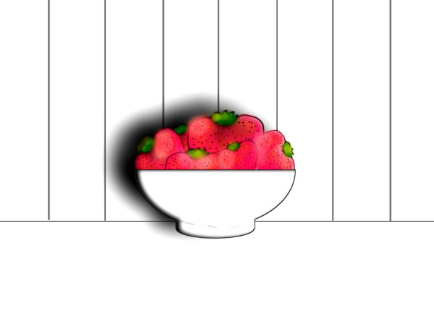 一碗草莓图片下载