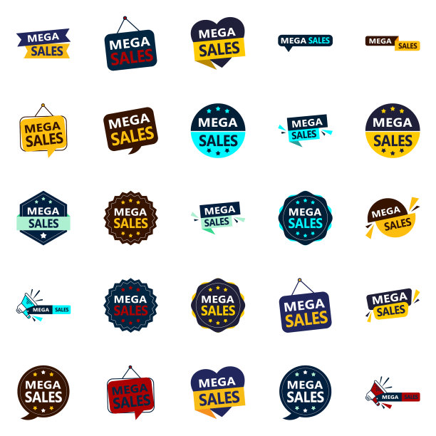 大型销售25个专业横幅为您的下一个图片下载