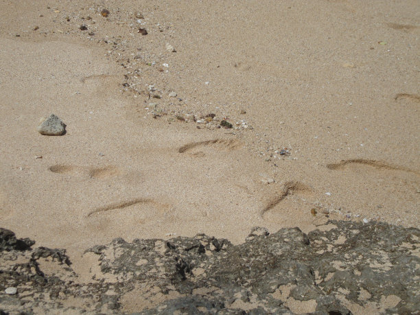 印度尼西亚Indrayanti海滩上的白色沙滩图片下载