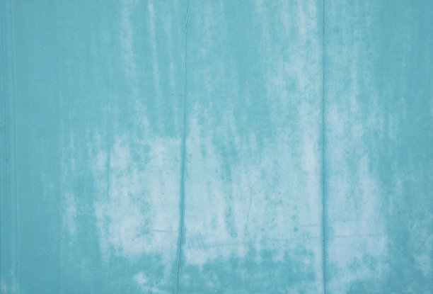 蓝色与旧的垃圾墙混凝土纹理作为背景。图片下载