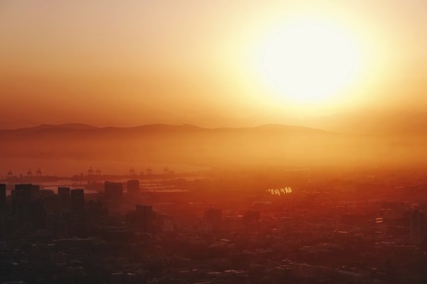 开普敦的落日图片下载