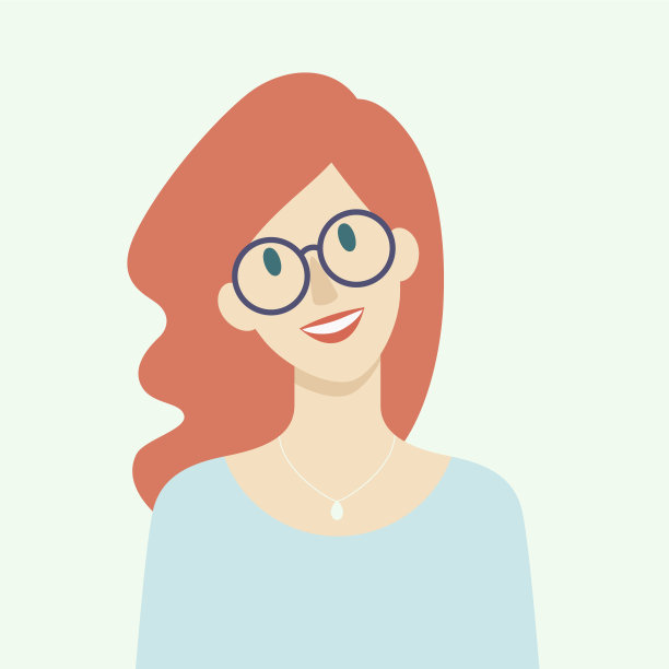 一个迷人的微笑年轻女子的肖像图片下载