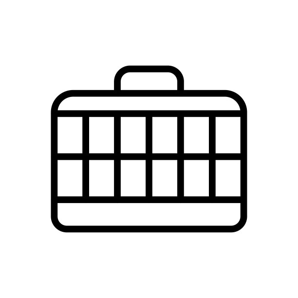 动物笼子图标。鸟的笼子里。细胞。黑色轮廓线性轮廓。正面视图。可编辑的中风。矢量简单平面图形说明。白色背景上的孤立物体。隔离。图片下载