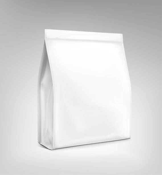 现实的站立包模型。矢量插图。半侧视图。图片下载