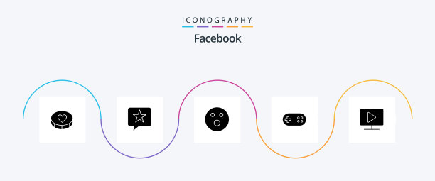 Facebook电脑字形图标包图片下载