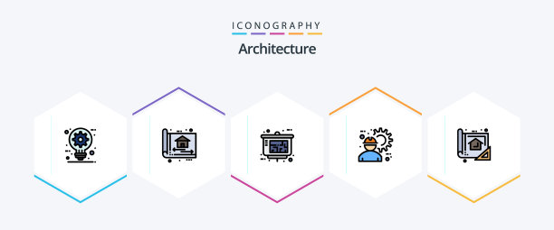 架构25填充线图标包包括图片下载