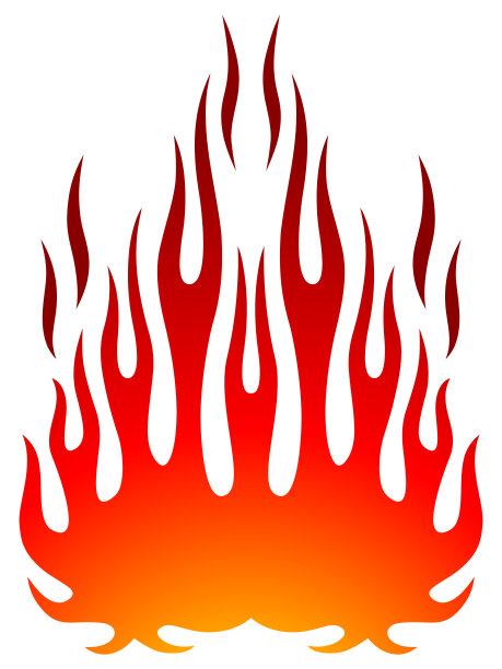 火焰跑车贴花乙烯基贴纸。赛车速度火火焰矢量艺术图形。轿车、汽车、卡车、船舶、越野车、摩托车坦克等引擎盖火焰装饰。图片下载