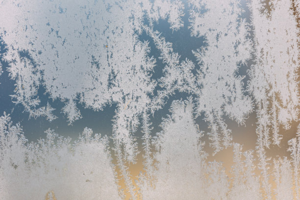 玻璃上的霜冻照片图片下载