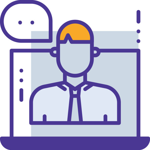 在线顾问企业管理图标与图片下载