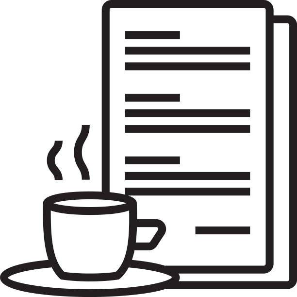 咖啡断商务人士图标用黑色图片下载