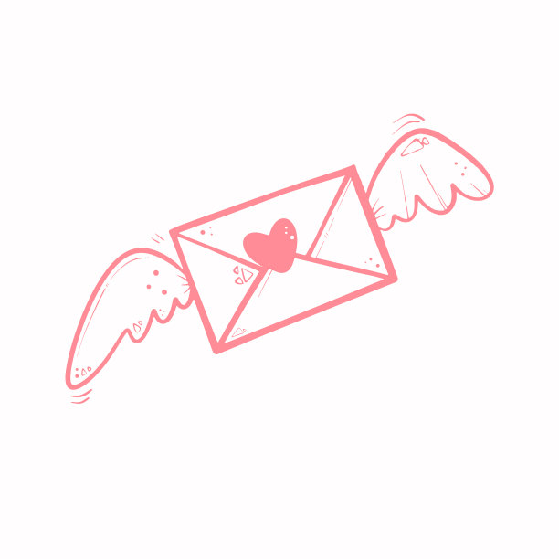 涂鸦情人节元素图片下载