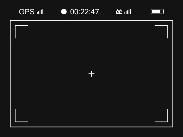 四轴飞行器框架取景器模板现代图片下载