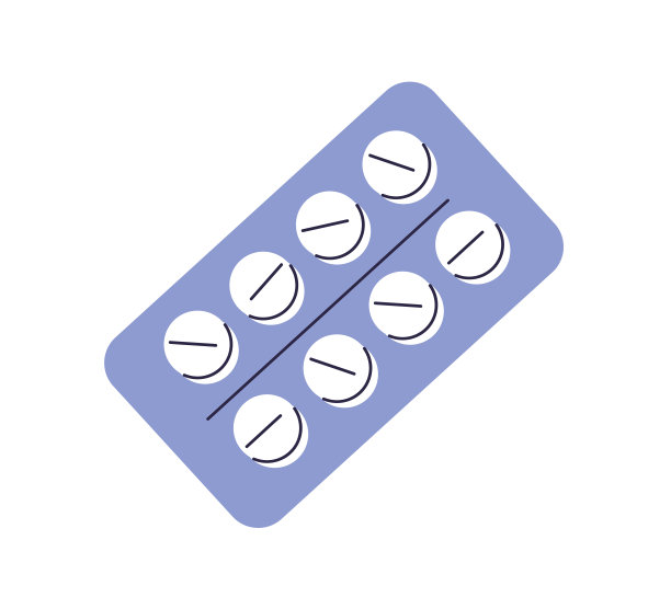 丸泡用圆形片剂用药图片下载