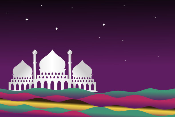 斋月kareem问候设计eps 10潮流图片下载