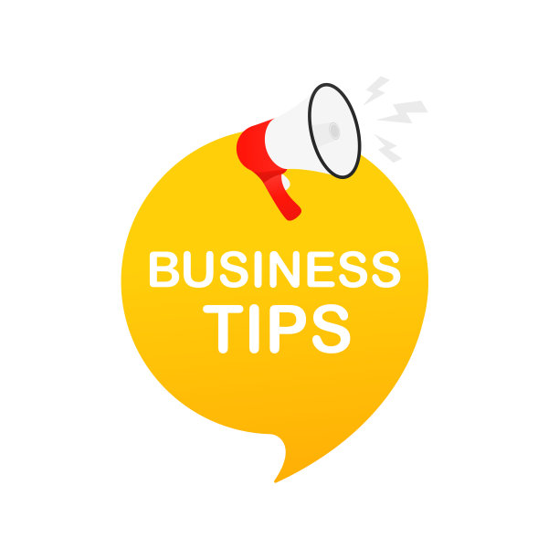 业务技巧。孤立在白色背景上。经营理念。警报横幅与扩音器，营销和广告。矢量图图片下载