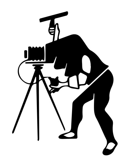 拿着相机的黑白女人图片下载