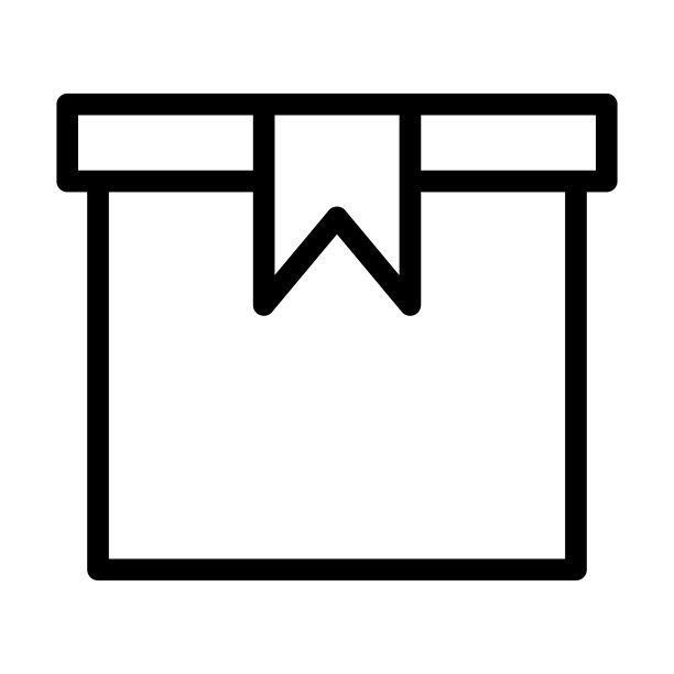 盒子粗线条图标图片下载