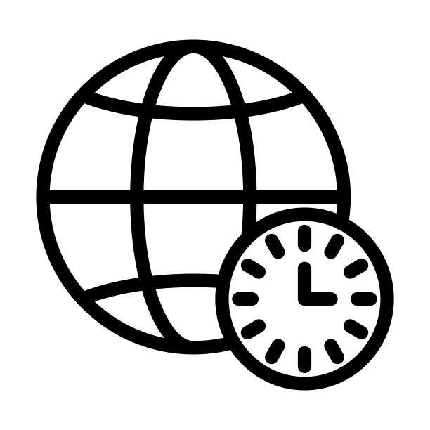 时区粗线图标图片下载