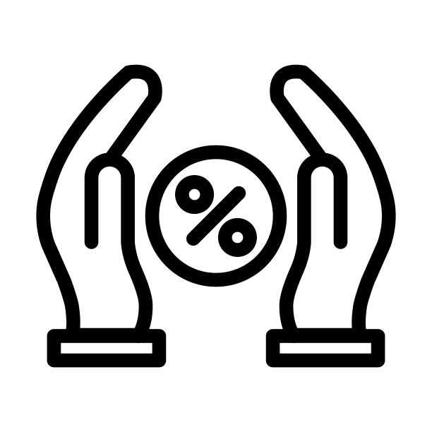 利率粗线图标图片下载