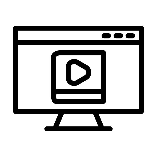 数字图书馆粗线条图标图片下载