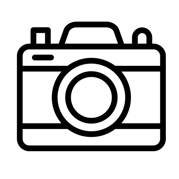 相机粗线条图标图片下载
