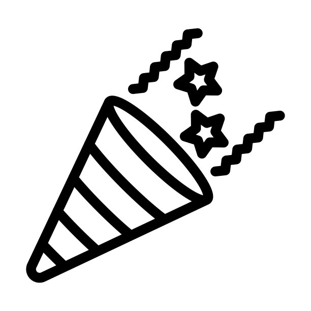 派对粗线条图标图片下载