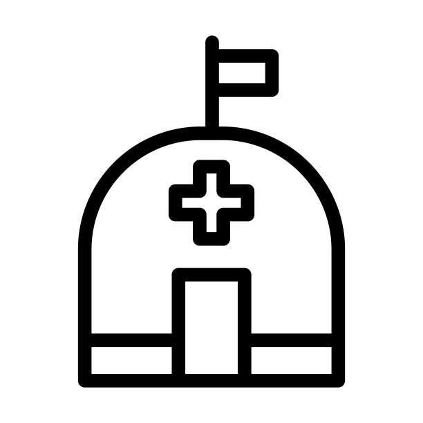 医疗粗线条图标图片下载