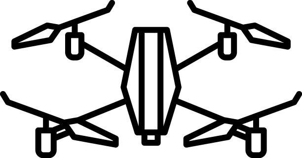 航空摄像机四轴飞行器图标打开图片下载
