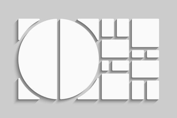 模板拼贴十四帧图像照片图片下载