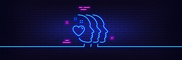 朋友情侣线图标友谊符号图片下载