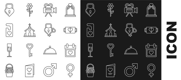 以心设行女性性别符号日历图片下载