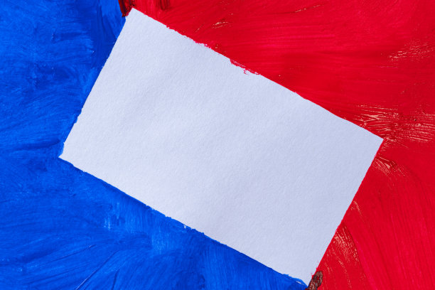 蓝色、红色和方形空间图片下载