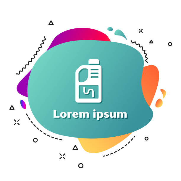 白色排水管清洁瓶图标孤立在白色上图片下载