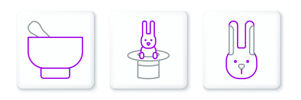 套行兔耳魔臼和杵图片下载