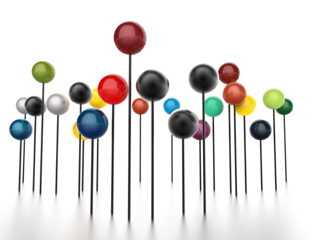 彩色球3d背景图片下载