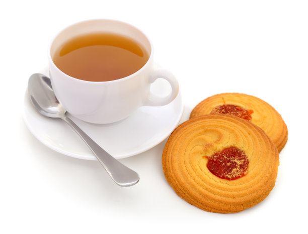 瓷杯孤茶。图片下载