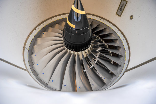 小型飞机涡轮细节图片下载