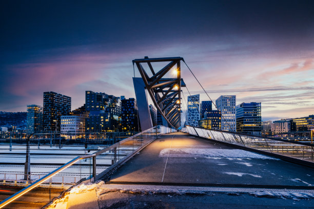 奥斯陆条形码城市景观图片下载