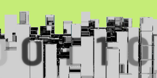 反映抽象的3D背景图片下载