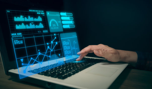 企业财务技术与投资理念。股票市场投资基金和数字资产。商人分析外汇交易图表金融数据。企业财务背景。图片下载