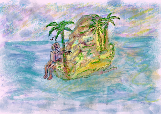 在热带岛屿上图片下载