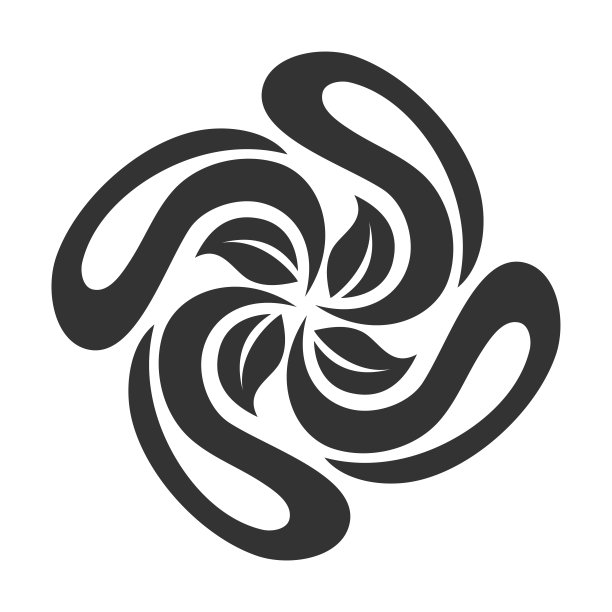 花装饰标志模板图标插图品牌标识。孤立和平面的插图。矢量图形图片下载