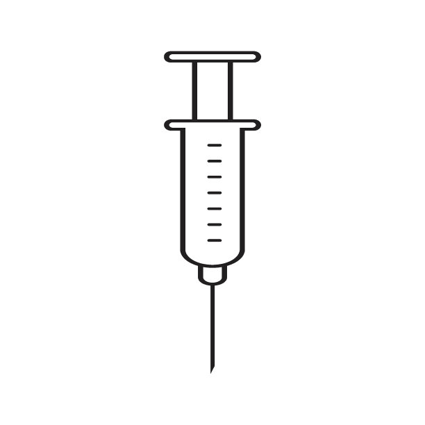 注射标志矢量图片下载