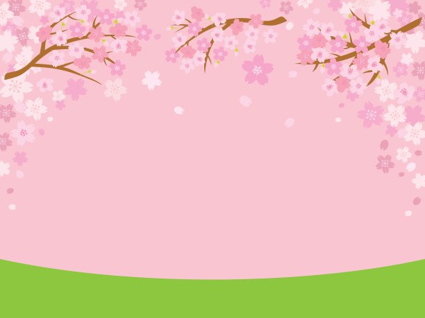 樱花背景与文字空间。图片下载