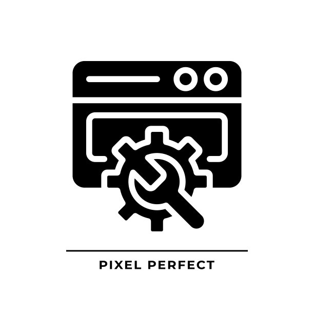 网站配置黑色字形图标图片下载