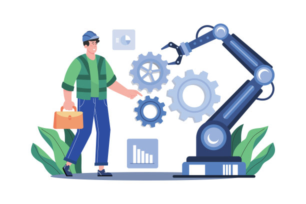 小工具生产自动化说明概念图片下载