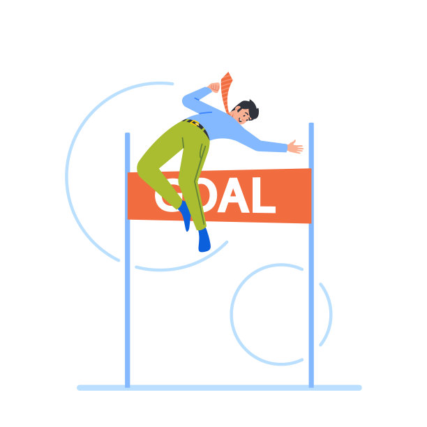 在金融挑战或竞赛中克服障碍。商人提高图片下载