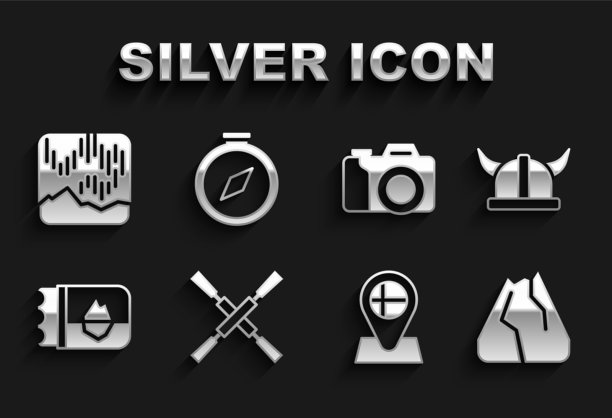 设置桨或桨船维京在角盔图片下载